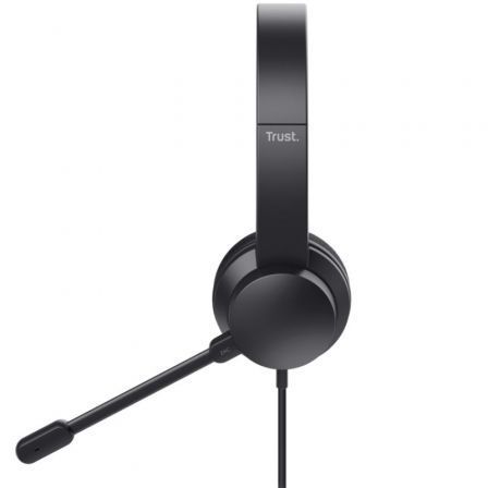 Trust HS-260 Auriculares USB con Micrófono con Cancelación de Ruido Negro Trust HS-260 Auriculares USB con Micrófono con Cancelación de Ruido Negro